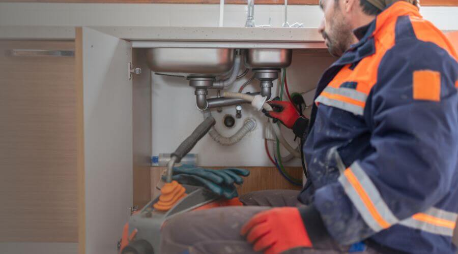 Professional slab leak plumber services in Springport, IN